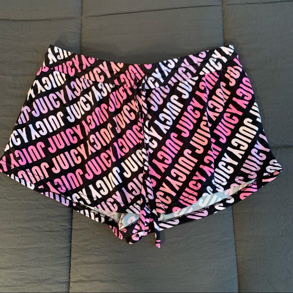 juicy couture print shorts